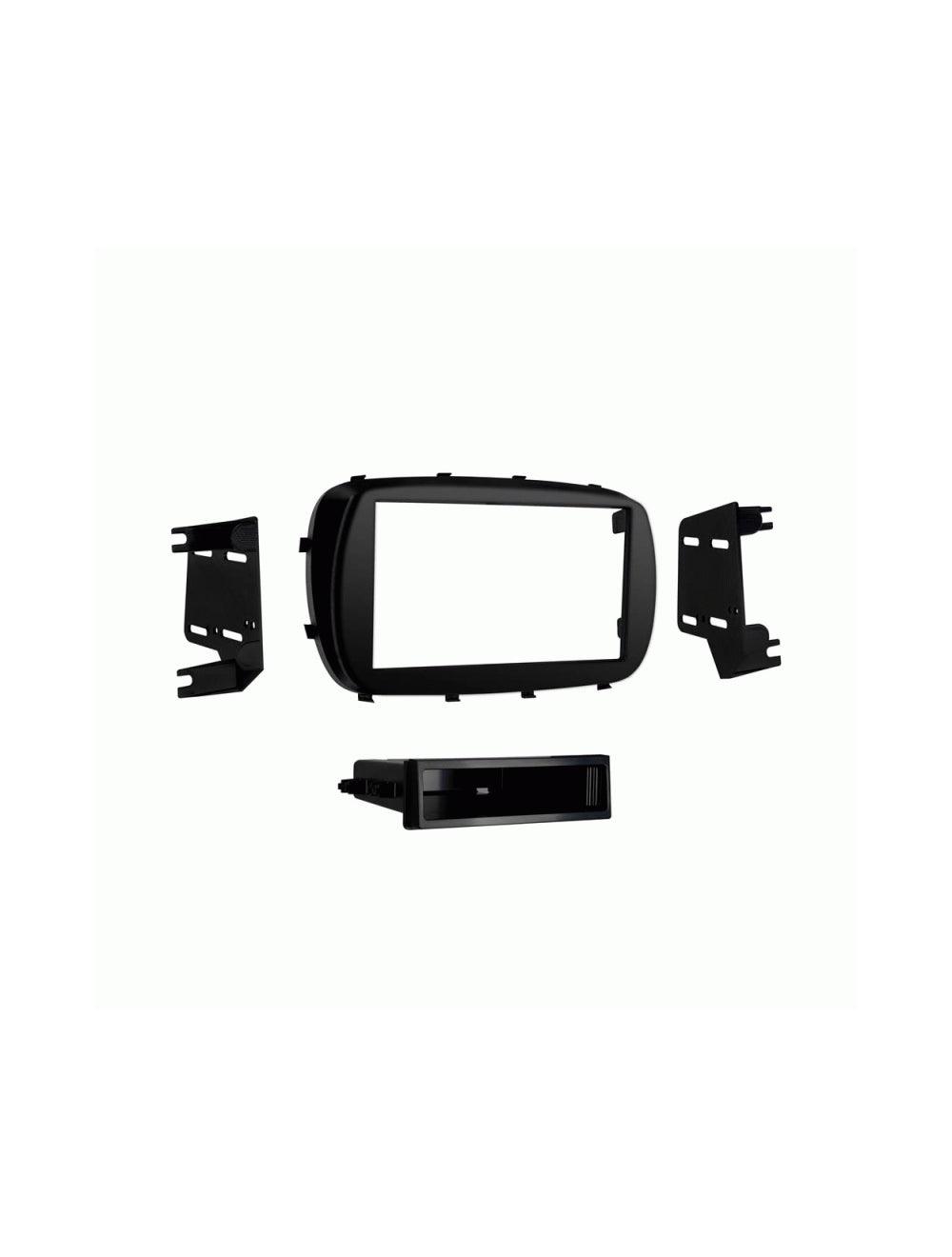 Metra 99-6535B Matte Black Single DIN Stereo Dash Kit for 2016-Up Fiat 500X