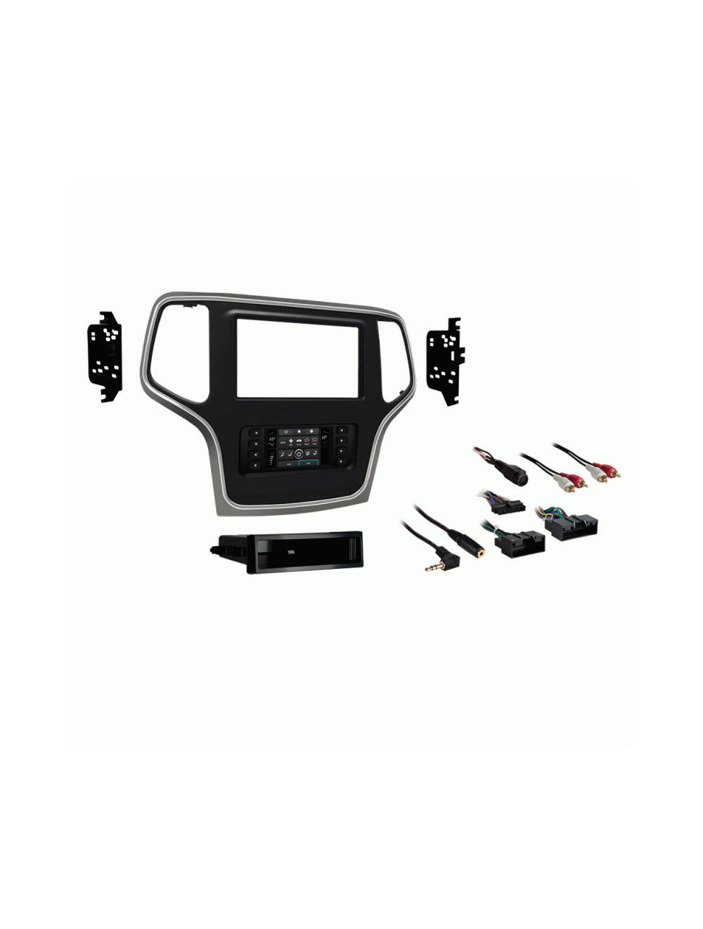 Metra 99-6536S Turbo Touch Premium Dash Kit with Integrated Touch Screen for 2014-Up Jeep Grand Cherokee