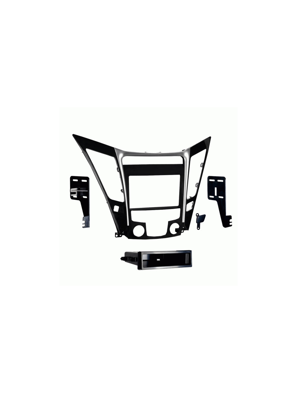 Metra 99-7342 Single/Double DIN Dash Installation Kit for 2011-2014 Hyundai Sonata Vehicles