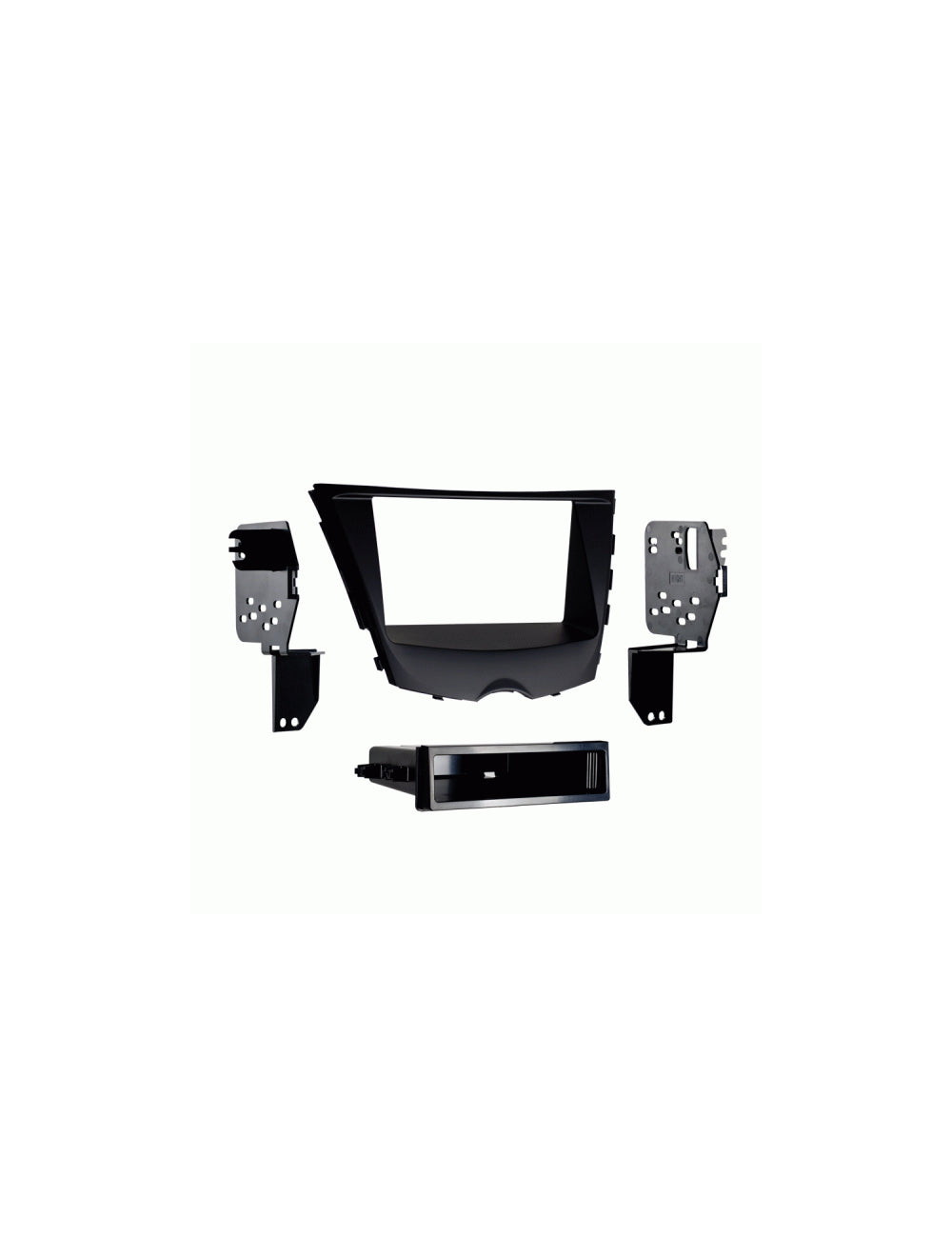 Metra 99-7350B Single/Double DIN Installtion Kit for 2012-Up Hyundai Veloster ISO with Pocket