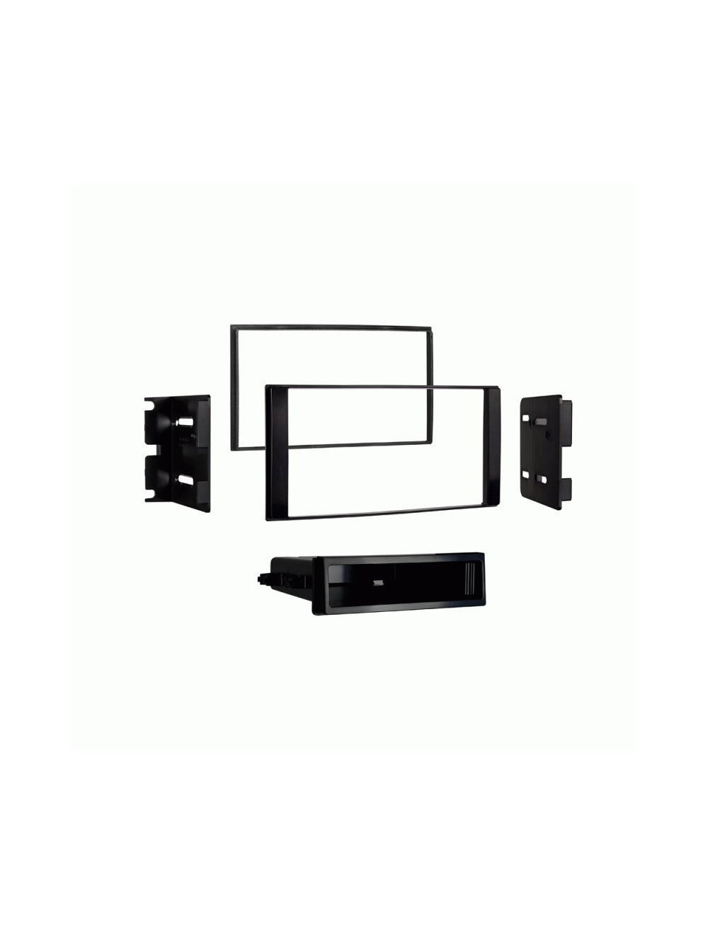 Metra 99-7623 Double DIN Dash Kit for Select 2014-Up Nissan NV200 Vehicles Black