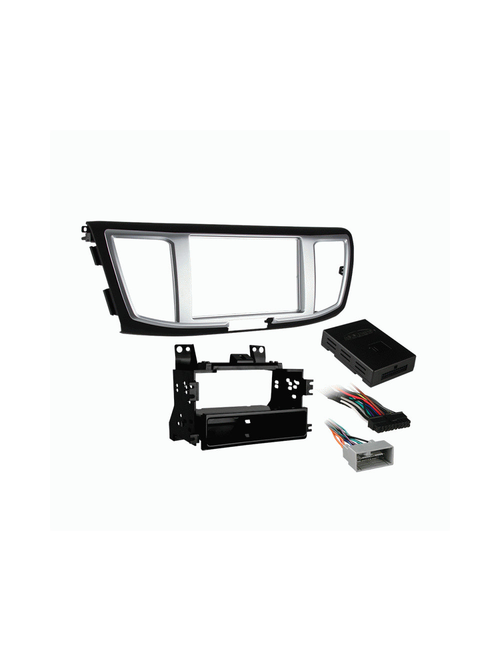 Metra 99-7804B Single/Double DIN Installation Kit with Display for Select 2013-Up Honda Accord Black