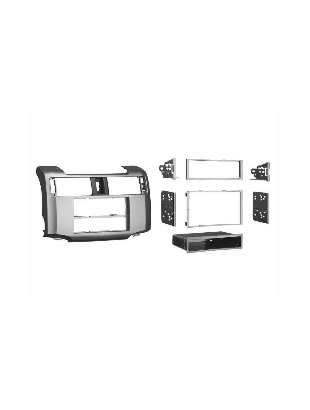 Metra 99-8227S Single or Double DIN Installation Dash Kit for 2010-Up Toyota 4-Runner