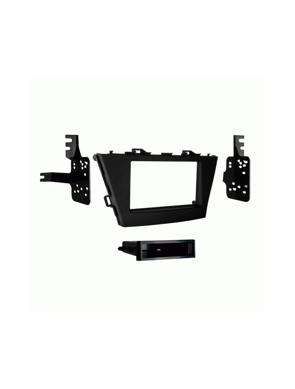 Metra 99-8243B Single DIN Installation Dash Kit for Toyota Prius V 2012-Up (Black)