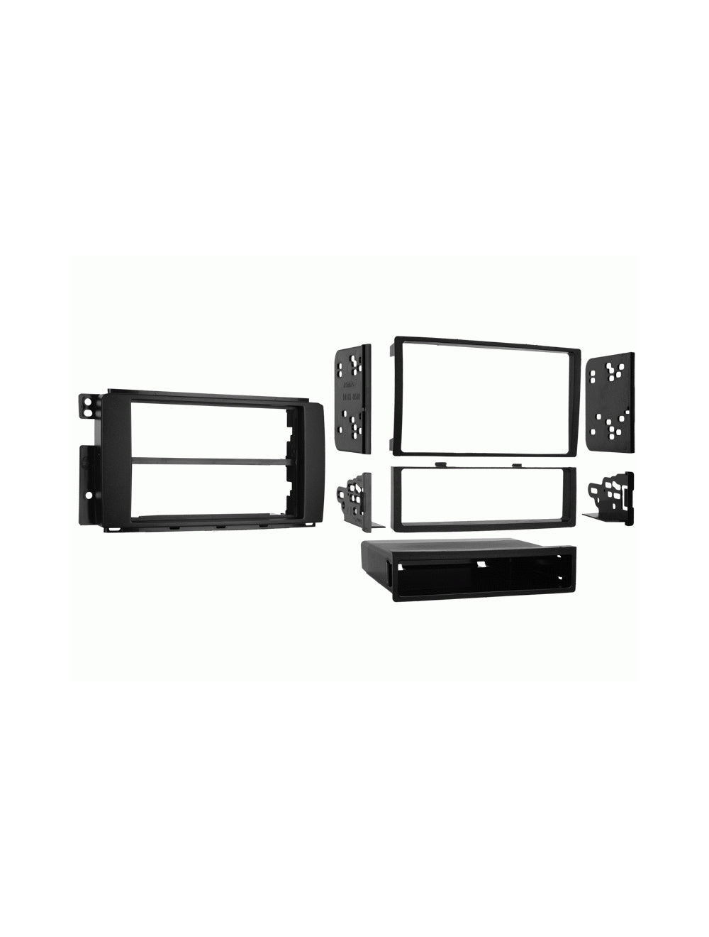 Metra 99-8715 Double DIN or Single DIN Installation Dash Kit for 2008-2010 Smart Two