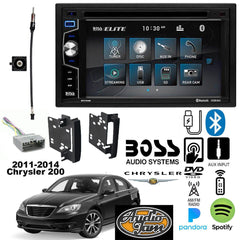Touchscreen Bluetooth DVD Player For 2011-2014 Chrysler 200 With Install Parts