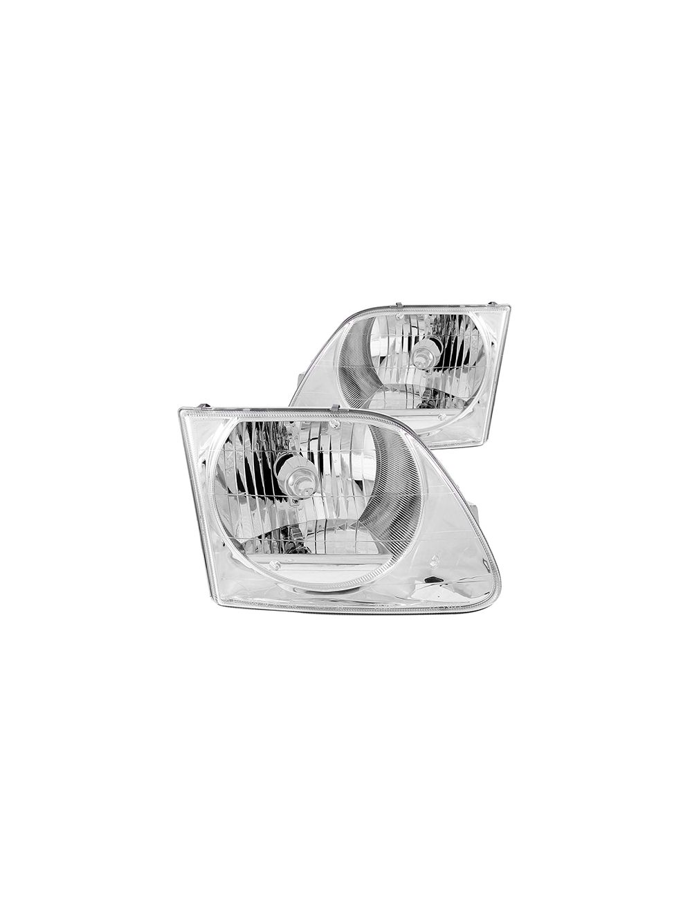 Anzo ANZ111030 Crystal Chrome Headlights for 1997 - 2002 Ford Expedition 1997 - 2003 Ford F150