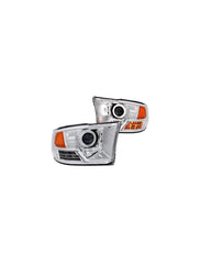 Anzo ANZ111160 Projector Halo L.E.D Chrome (CCFL) Headlights for Dodge Ram 1500 2009 - 2015 & Dodge Ram 2500/3500 2010 - 2015