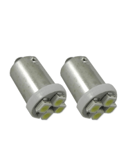 Luminous BA9S-4LED1210-BL 4 LED 1210, 3528 Base - Blue (Pair)