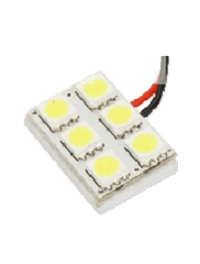 Luminous BD-6SMD-WH 6 5050 LED Board - White (Single)