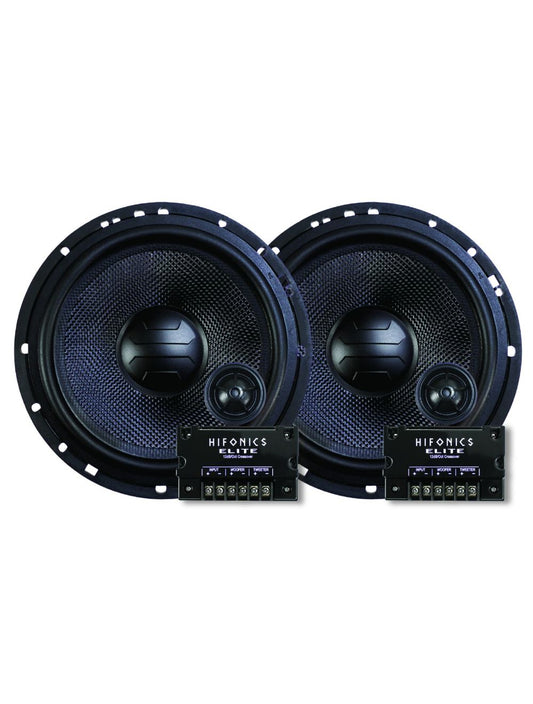 Hifonics Elite BZE65C Elite Speakers 6.5" component 1" silk tweet (BZE-65C)