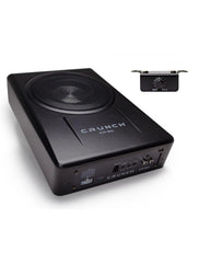 Crunch CR-8A 400 Watt 8" Powered Slim Under-Seat Car/Truck Subwoofer Sub