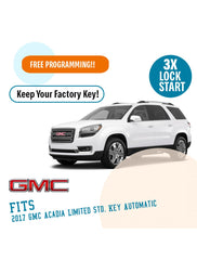 Plug N Play Remote Start System for 2017 GMC Acadia Limited Std. Key Automatic