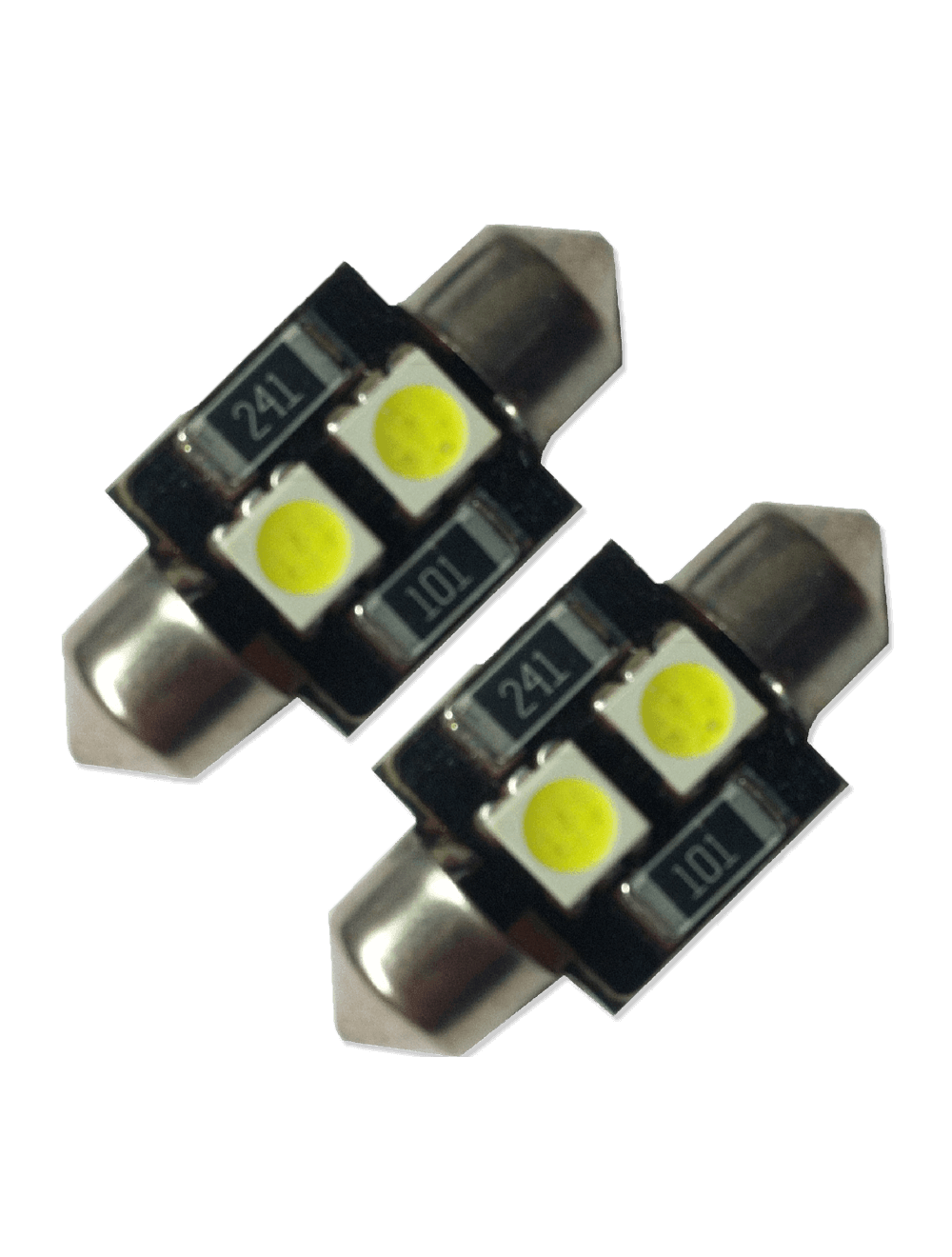 Luminous FT31MM-BU2SMD5050-WH 2 LED 31mm Festoon Canbus - White (Pair)