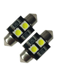 Luminous FT31MM-BU2SMD5050-WH 2 LED 31mm Festoon Canbus - White (Pair)