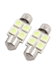 Luminous FT33MM-4SMD5050-WH 4 LED 33mm Festoon - White (Pair)