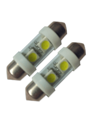 Luminous FT36MM-2SMD5050-WH 2 LED 36mm Festoon - White (Pair)