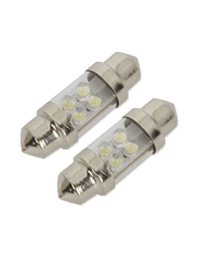 Luminous FT36MM-4LED-WH 4 LED 36mm Festoon - White (Pair)