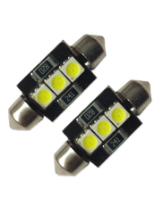 Luminous FT36MM-BU3SMD5050-WH 3 LED 36mm Festoon Canbus - White (Pair)