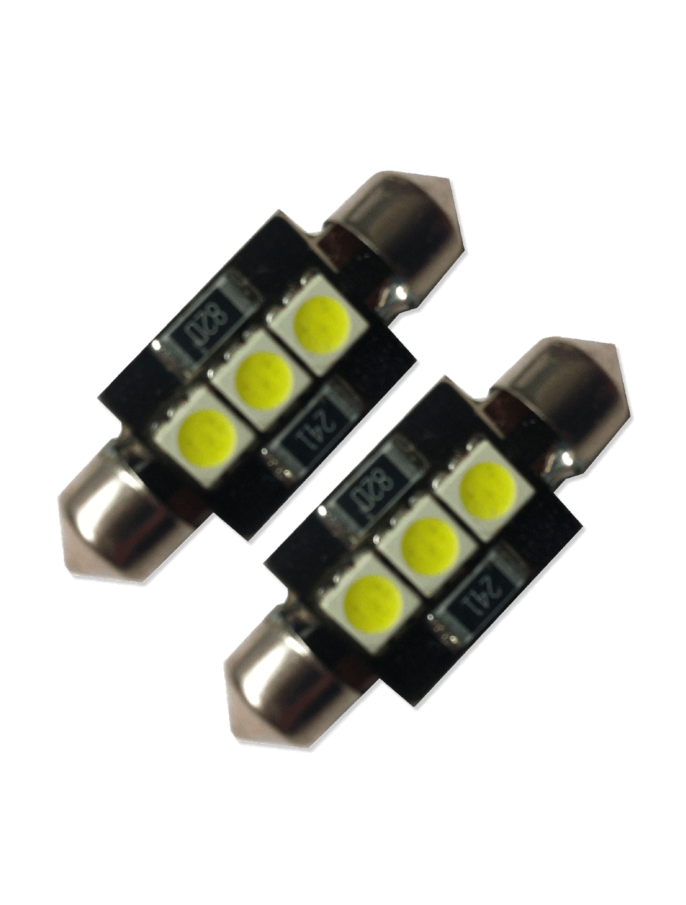 Luminous FT39MM-BU3SMD5050-WH 3 LED 39mm Festoon Canbus - White (Pair)