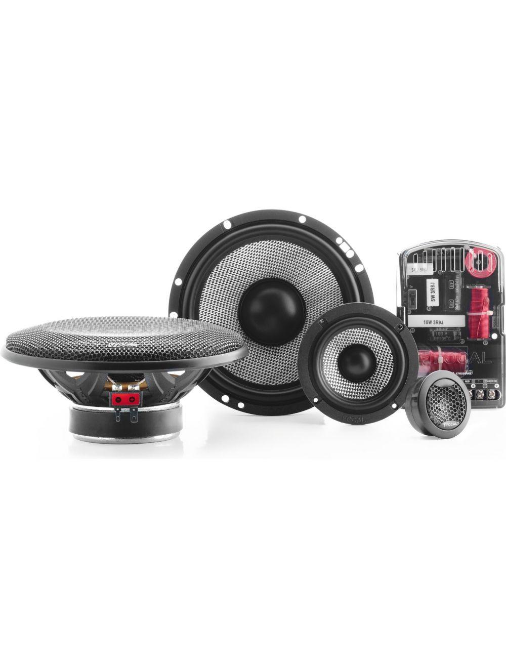 Focal 165 AS 3 6.5 3-way component kit, RMS: 80W - MAX: 160W