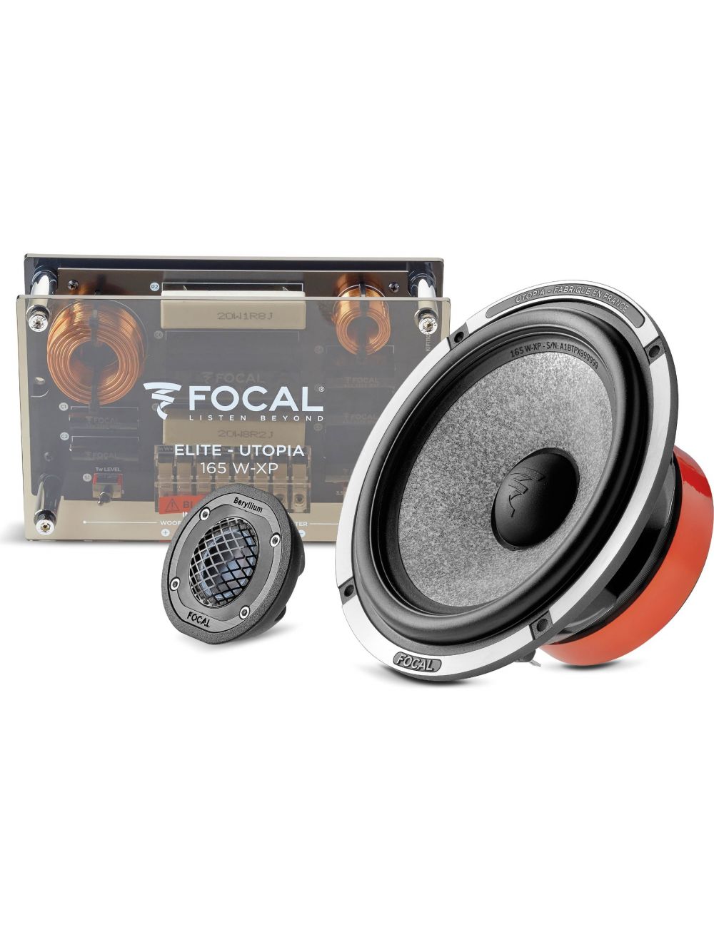 Focal 165W-XP 2-Way Passive Component kit