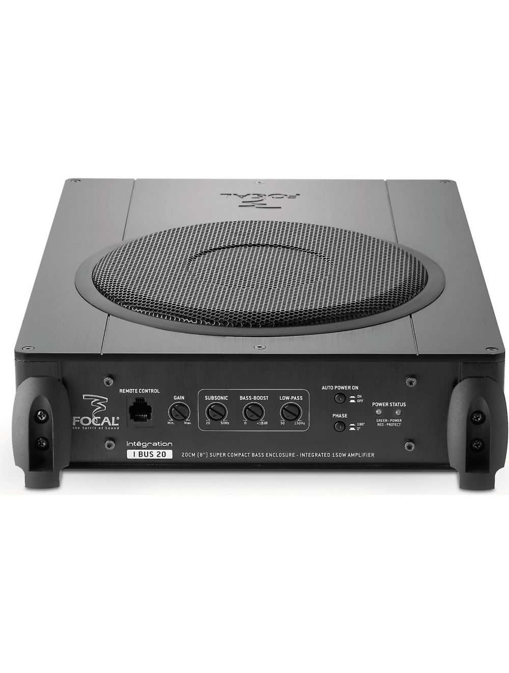 Focal Integration iBus 20 8 BombA under seat amplified, RMS: 75W - MAX: 150W