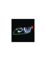 Heise H-GSV 24 Inch Green Sideview Led Pair - Retail Pack