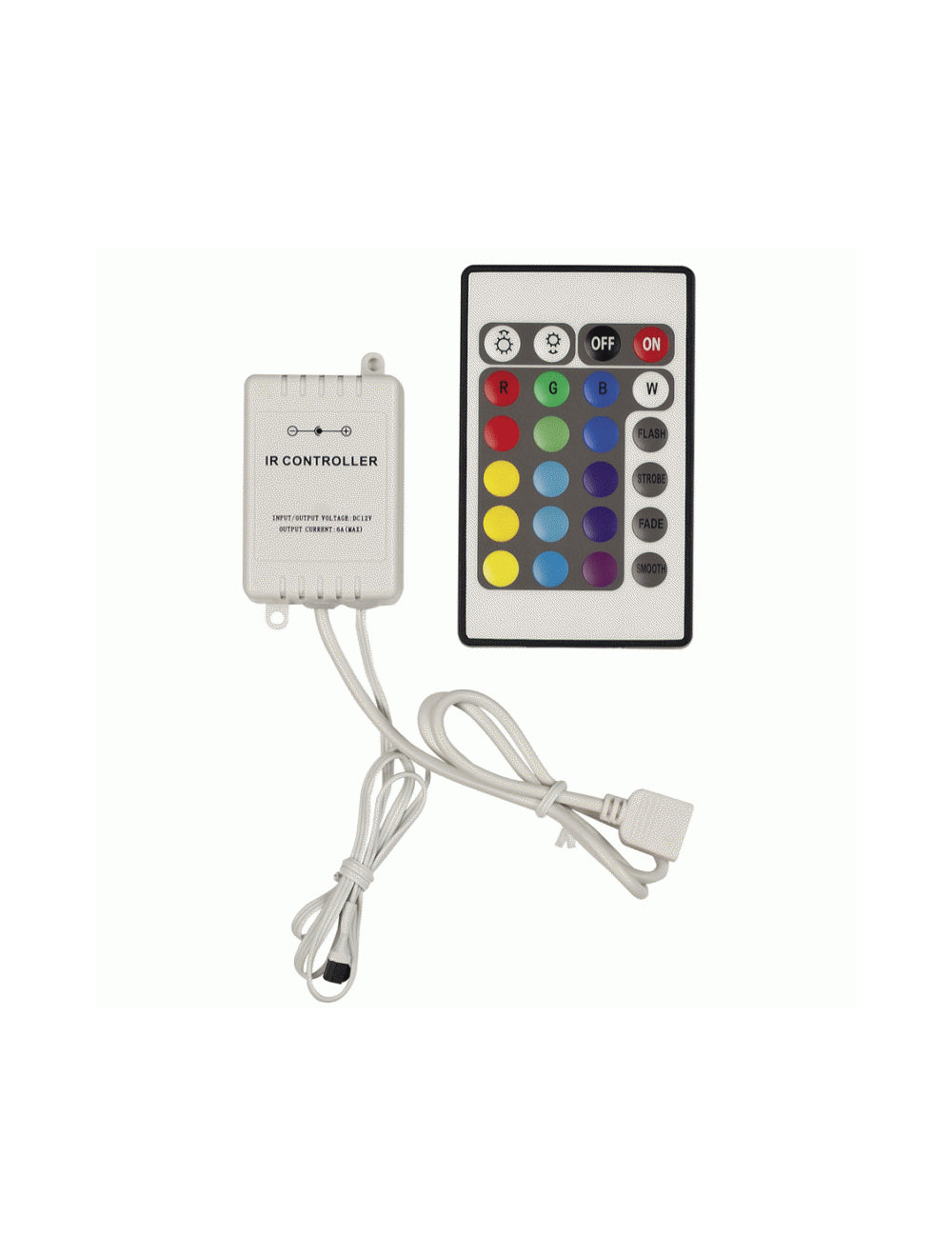 Heise H-RGBC-1 Control Unit For 16 Color Rgb Led Strip - H-5MRGB-1 Retail