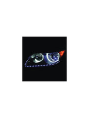 Heise H-WSV 24 Inch White Sideview Led Pair - Retail Pack