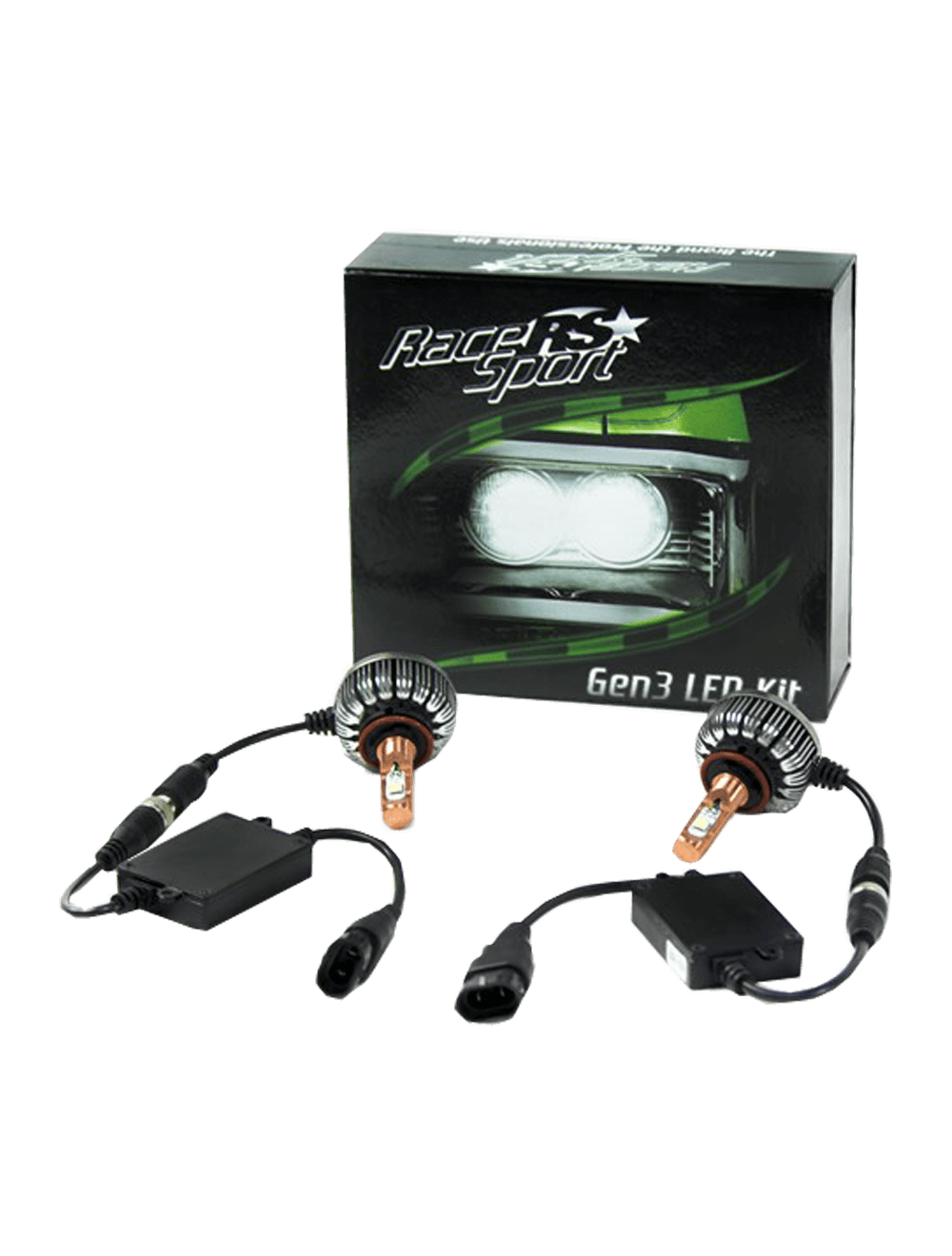 Race Sport H1-LED-G3-KIT H1 Generation 3 2 700 Lux LED Headlight