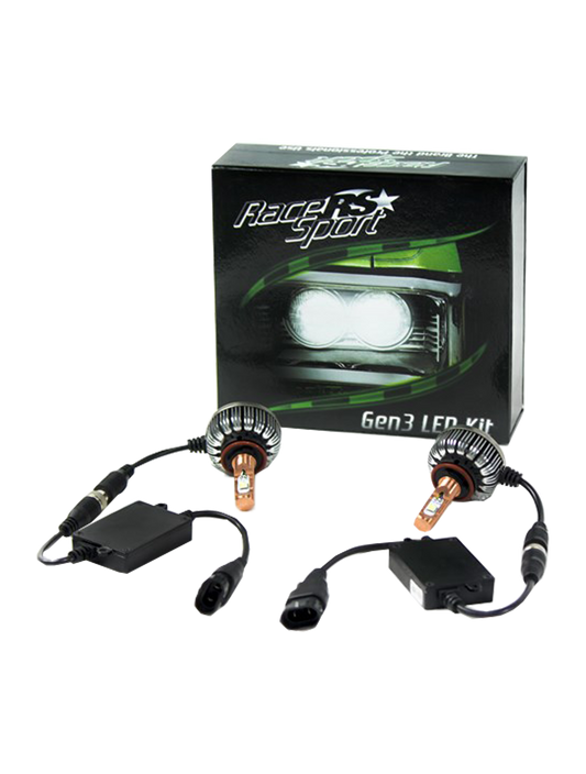 Race Sport H1-LED-G3-KIT H1 Generation 3 2 700 Lux LED Headlight
