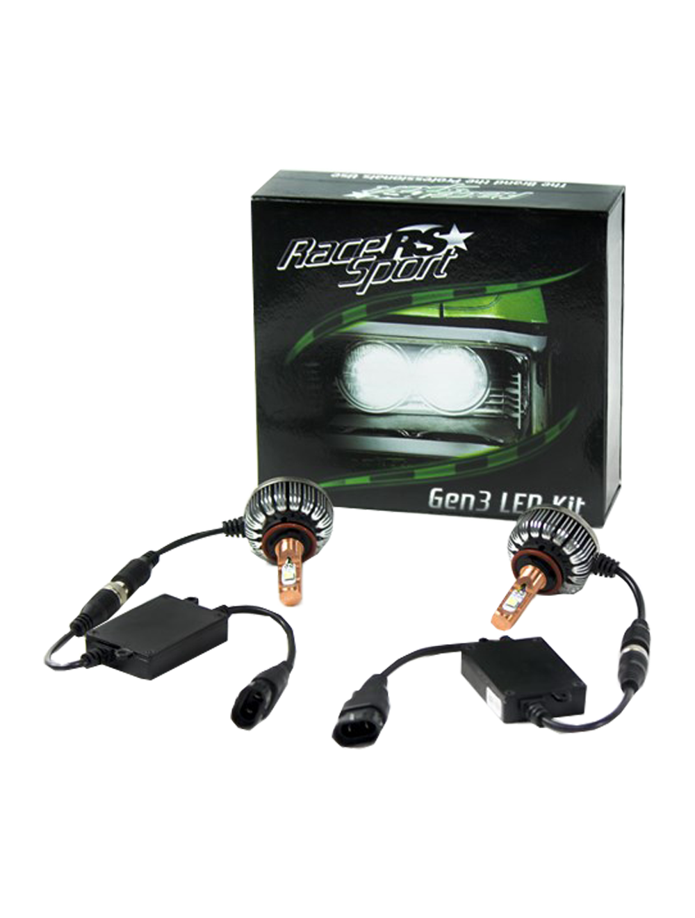 Race Sport H10-LED-G3-KIT H10 Generation 3 2 700 Lux LED Headlight