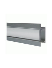 Heise HE-AFMTFL 1M Track - Silver Anodized Aluminum - Frosted Flush Mount