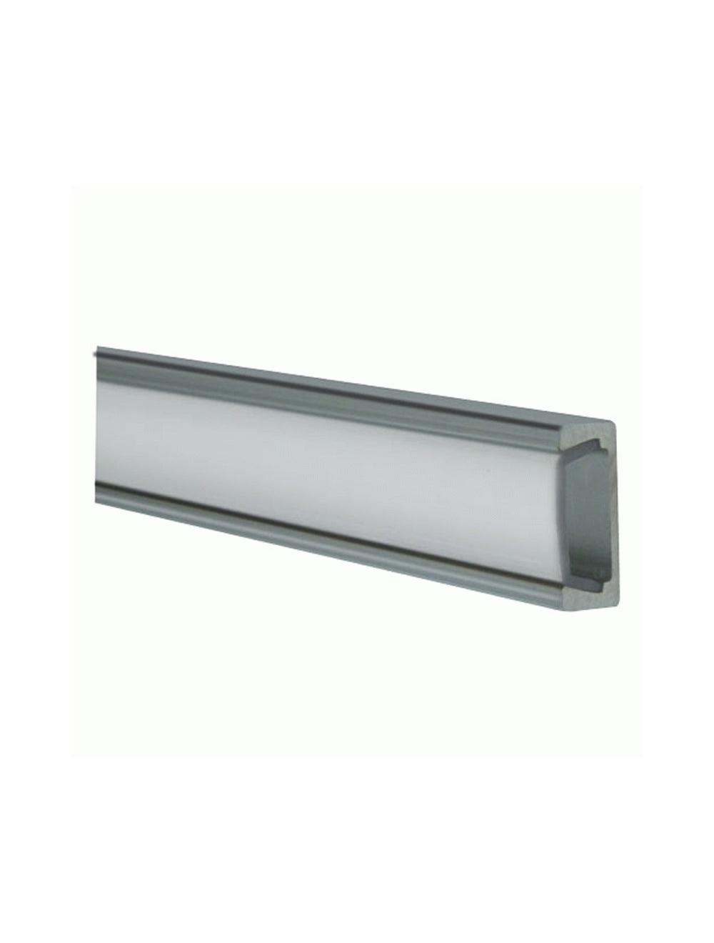 Heise HE-ATFL 1M Track - Silver Anodized Aluminum - Frosted Surface Mount