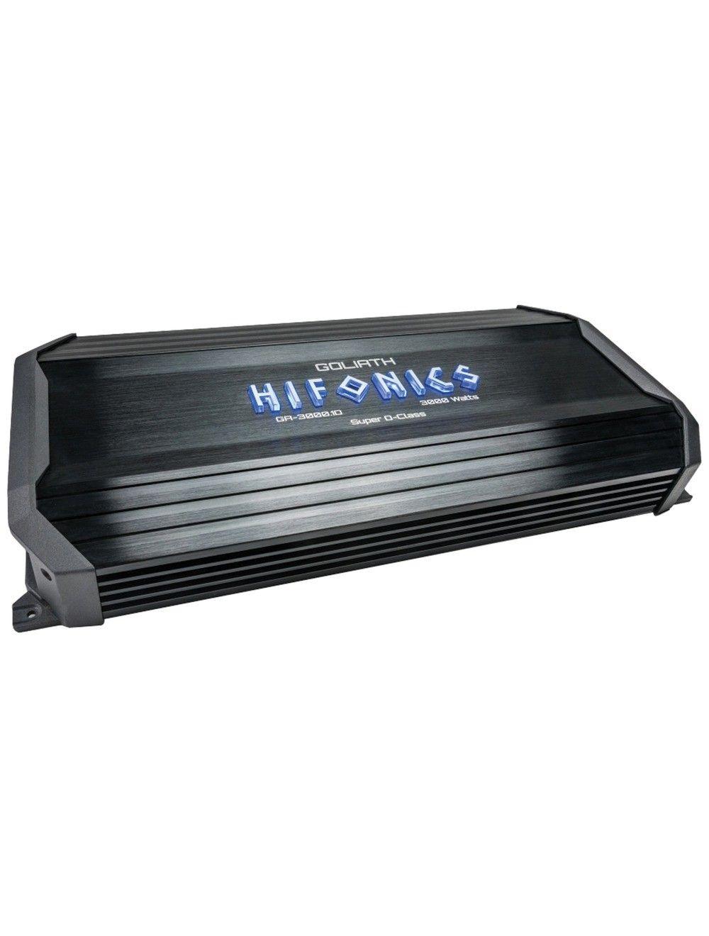 Hifonics Brutus BXX2400.1D Mono Amplifier – 2400W, 1-Ohm Stable, With 0 Gauge Amp Kit, Super D Class