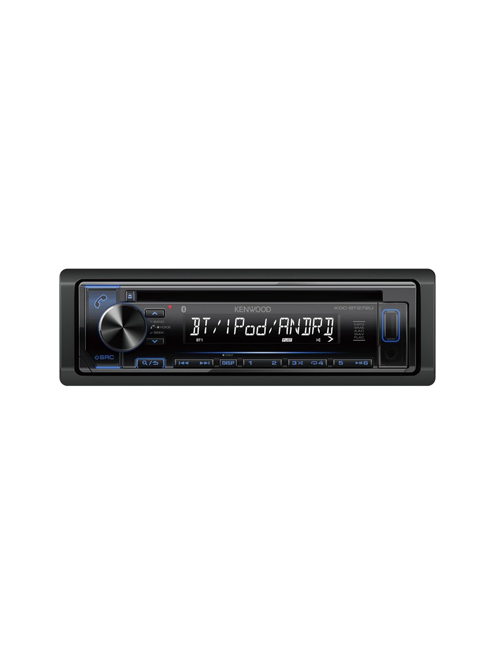 Kenwood KDC-BT272U 1-Din CD Receiver with Bluetooth