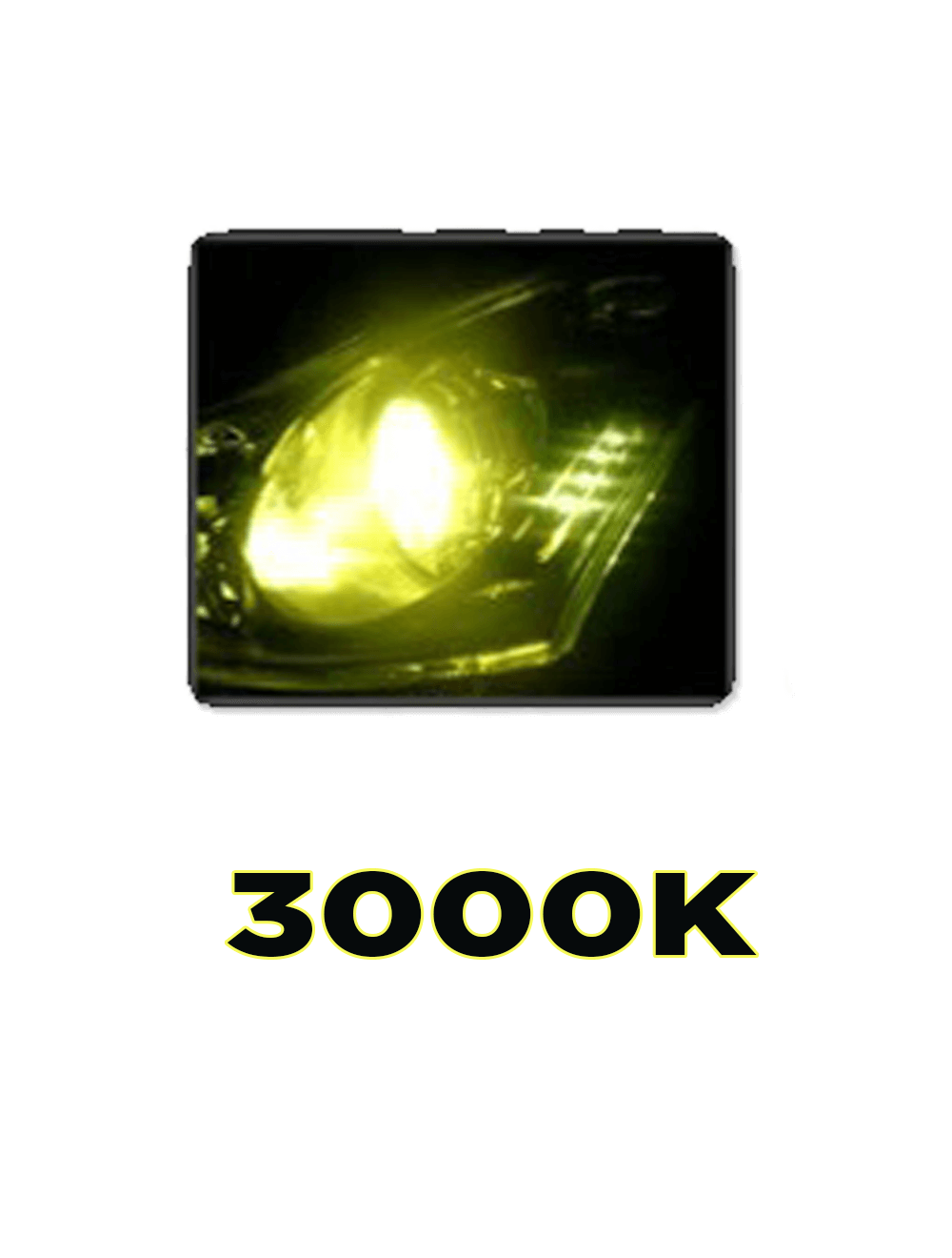 Luminous LBULBS 9004-2 3K AC HID Headlight AC Bulbs 9004-2 Golden Yellow- 3000K
