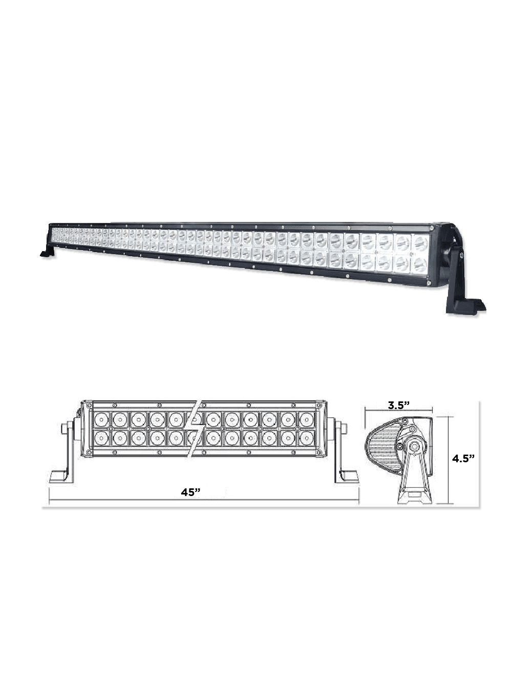 Luminous LUM-42LB-240WC-S 42" LED Hi-Power Work Bar 240W Spot