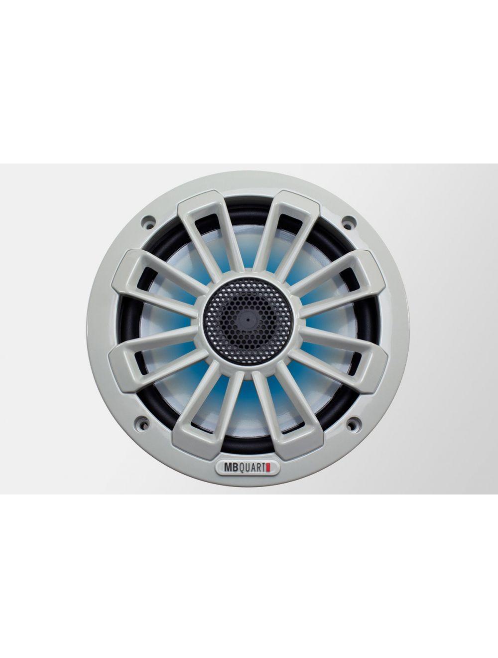 MB Quart Mbqnk1116l Nautic Series 6.5" 2 Way Coaxial Speaker LED White