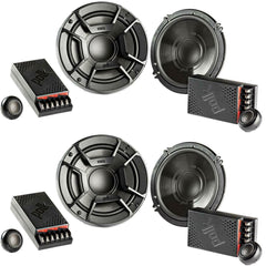 2 Pair Of Polk Audio DB 6502 DB+ Series 6-1/2" component speaker system