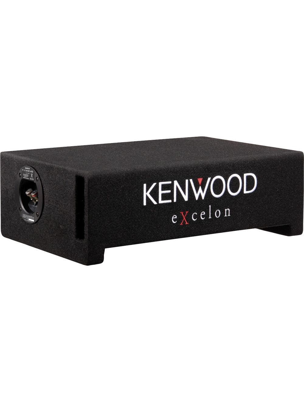 Kenwood P-W804B Enclosure with one 8" Shallow Mount Subwoofer
