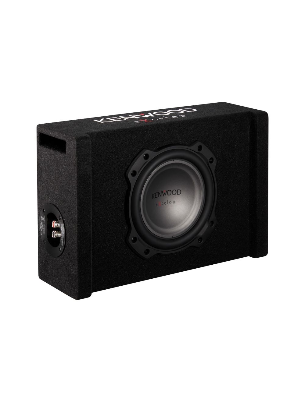 Kenwood P-W804B Enclosure with one 8" Shallow Mount Subwoofer