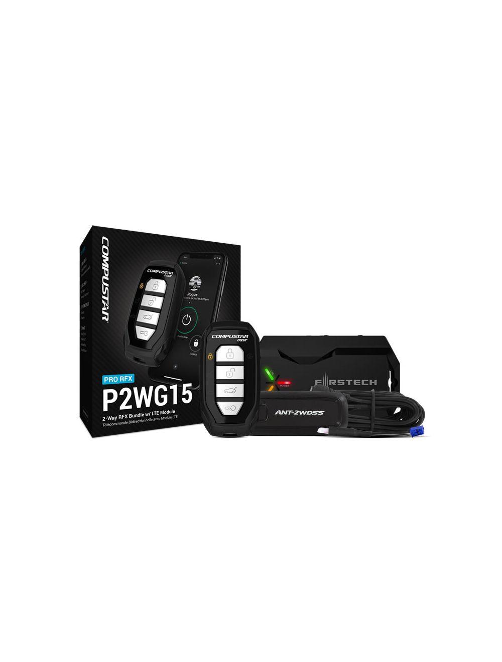 Compustar RFX-P2WG15-SS PRO 2WG15 with LTE Pro 2-Way RFX Bundle with DR-X1 Drone LTE Module