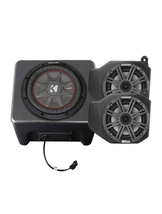 SSV Works RG4-3KRC SSV Polaris Ranger XP1000 2018 & up w/ Ride Command Kicker 3 Speaker System (RG43KRC)