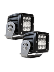 Rigid RIG52232 Black Dually HD Series Cube Driving Lights - Amber (Pair)