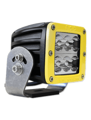 Rigid RIG53111 Dually HD Series Cube Wide Lights - Yellow