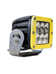 Rigid RIG53131 Yellow Dually HD Series Cube Driving Lights - Clear