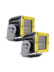 Rigid RIG53251 Dually HD Series Cube Diffused Lights - Yellow (Pair)