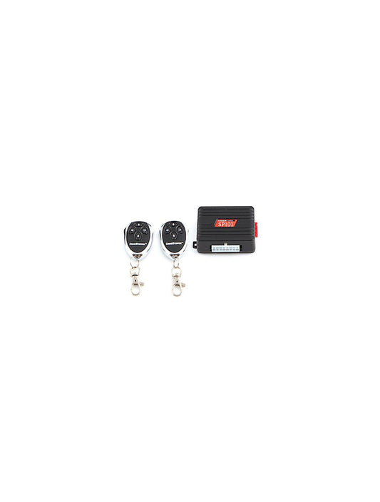 CrimeStopper SP-101 1-way Car Alarm and Keyless Entry Security System with Two 4-Button Remote Transmitters (SP101)